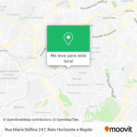 Rua Maria Delfina 247 mapa