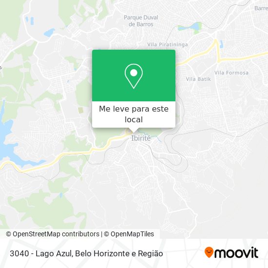 3040 - Lago Azul mapa