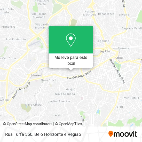 Rua Turfa 550 mapa