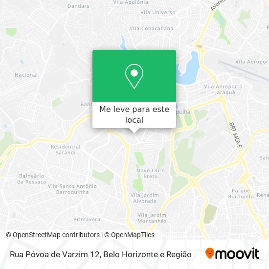 Rua Póvoa de Varzim 12 mapa
