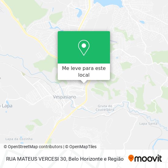 RUA MATEUS VERCESI 30 mapa