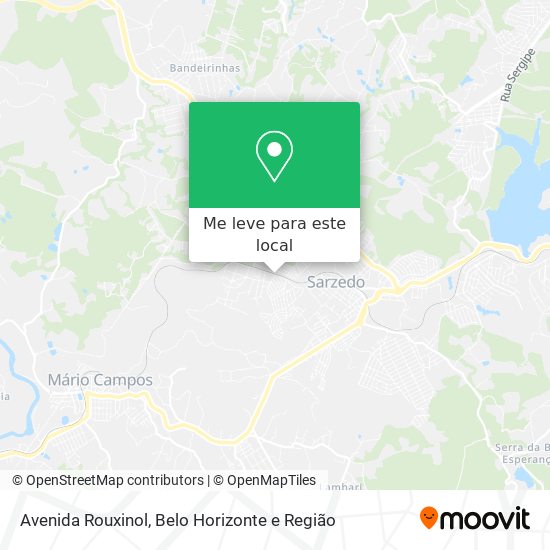 Avenida Rouxinol mapa