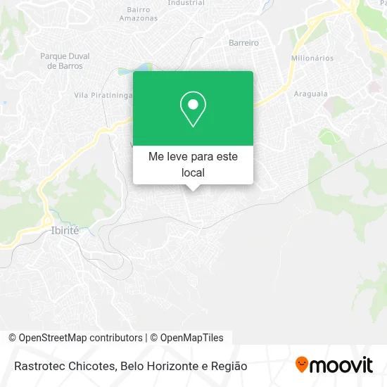 Rastrotec Chicotes mapa