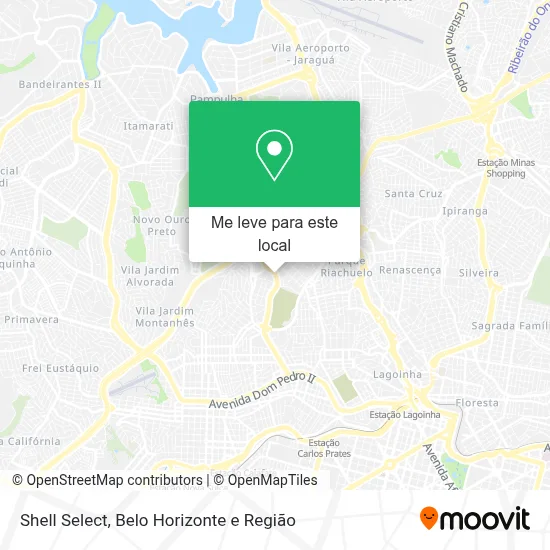 Shell Select mapa