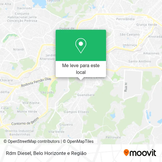 Rdm Diesel mapa