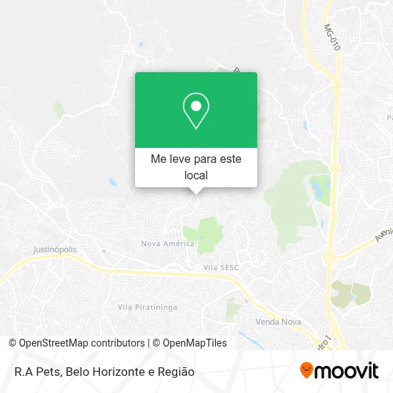R.A Pets mapa