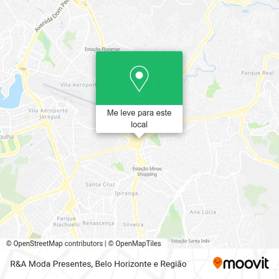 R&A Moda Presentes mapa