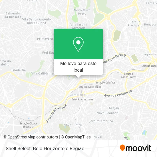 Shell Select mapa