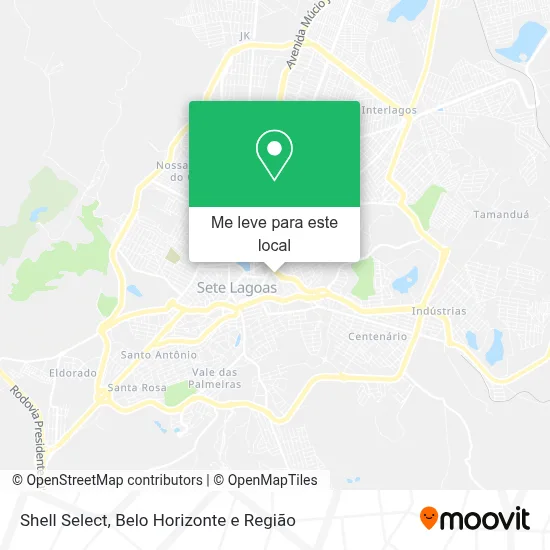 Shell Select mapa