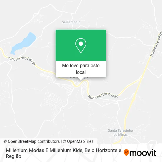 Millenium Modas E Millenium Kids mapa