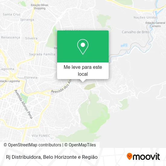 Rj Distribuidora mapa