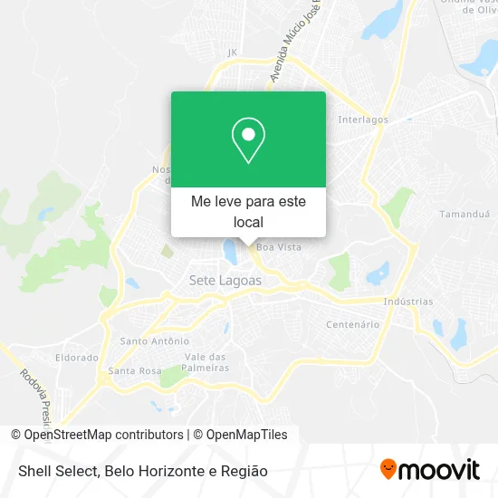 Shell Select mapa