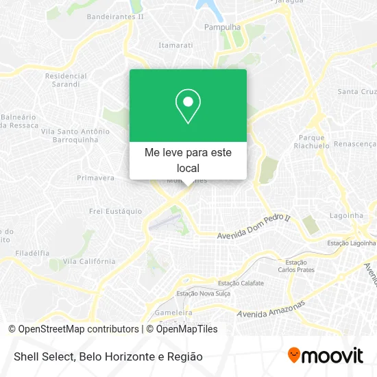 Shell Select mapa