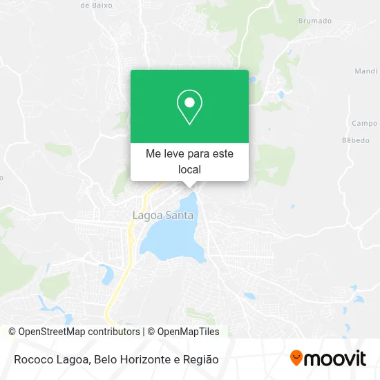 Rococo Lagoa mapa