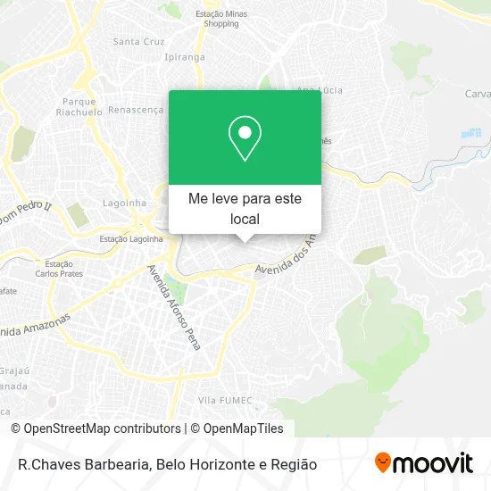 R.Chaves Barbearia mapa
