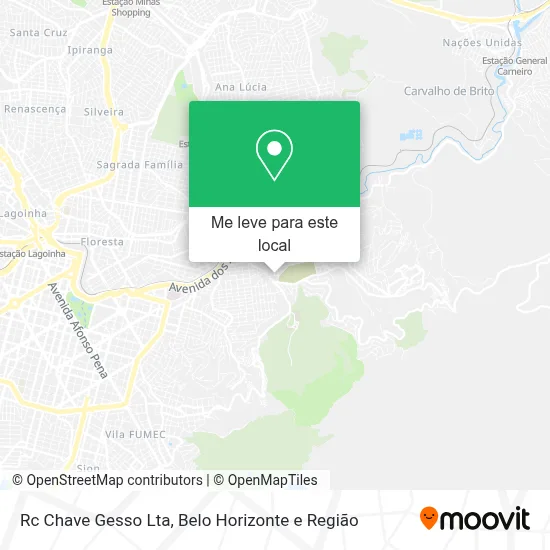 Rc Chave Gesso Lta mapa