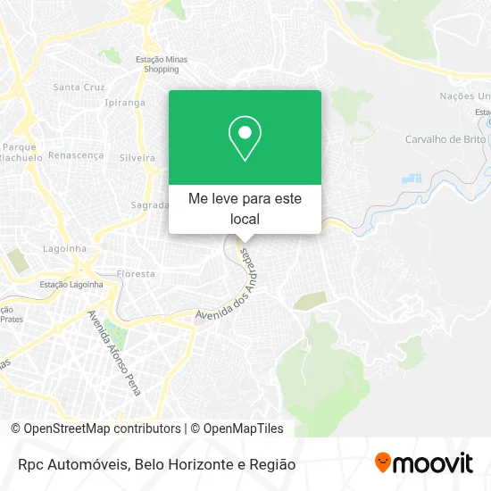 Rpc Automóveis mapa