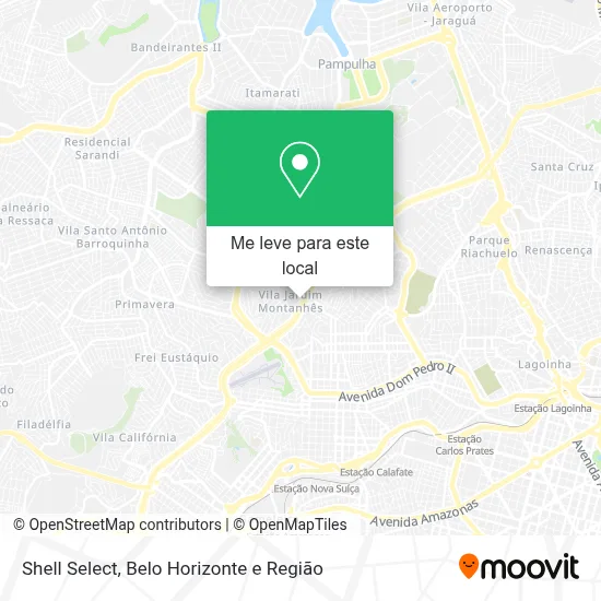 Shell Select mapa