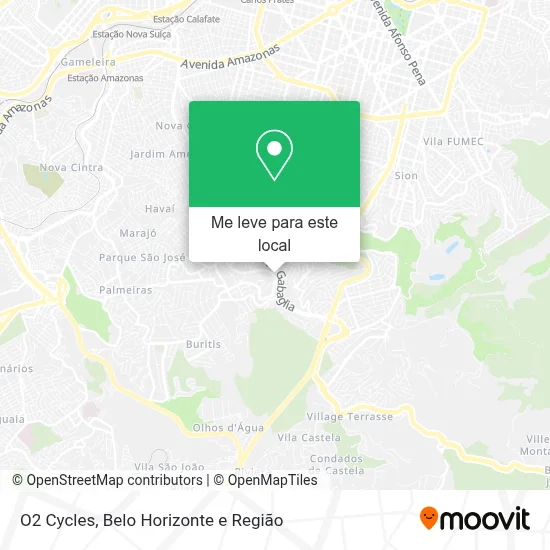 O2 Cycles mapa