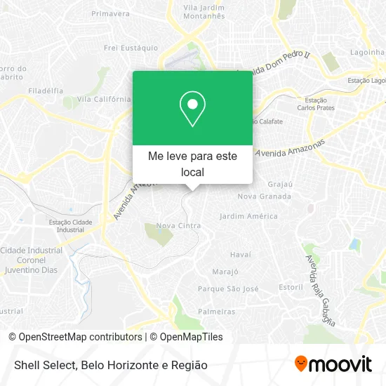 Shell Select mapa