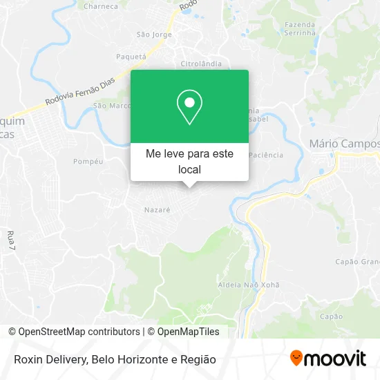 Roxin Delivery mapa