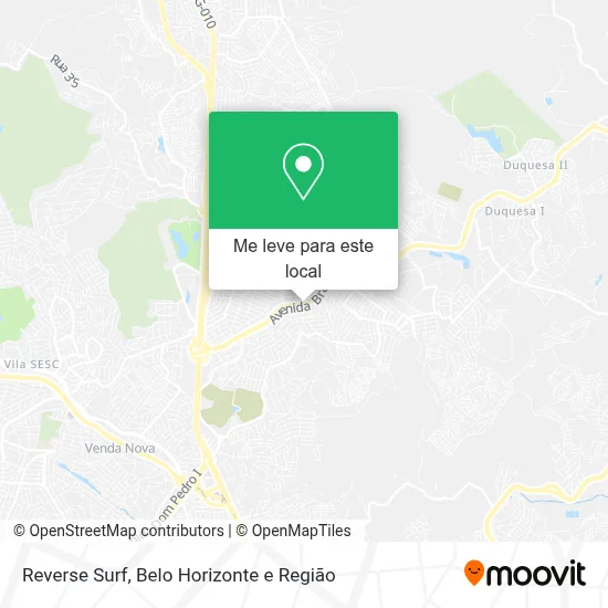 Reverse Surf mapa