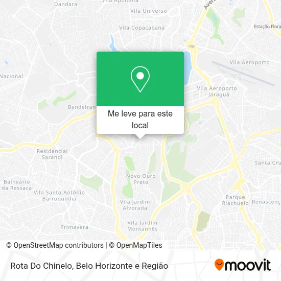 Rota Do Chinelo mapa
