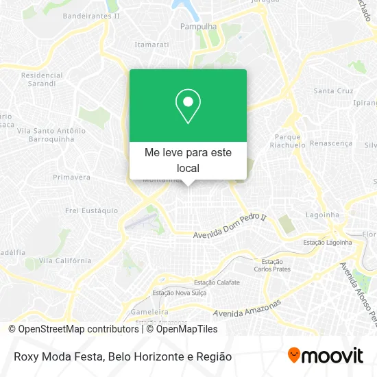 Roxy Moda Festa mapa