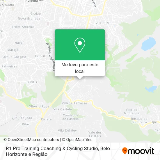 R1 Pro Training Coaching & Cycling Studio mapa
