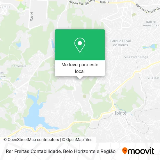 Rsr Freitas Contabilidade mapa