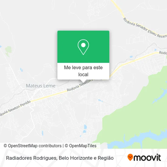 Radiadores Rodrigues mapa