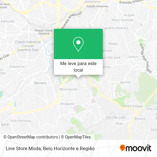 Line Store Moda mapa
