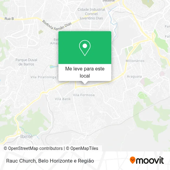 Rauc Church mapa