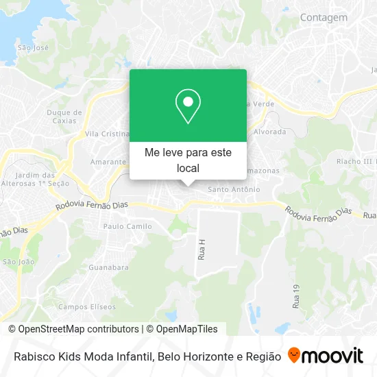 Rabisco Kids Moda Infantil mapa