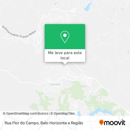 Rua Flor do Campo mapa