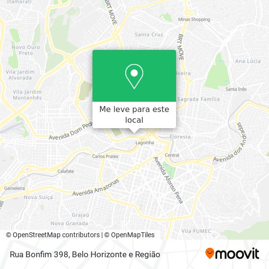 Rua Bonfim 398 mapa