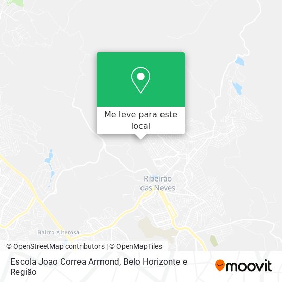 Escola Joao Correa Armond mapa
