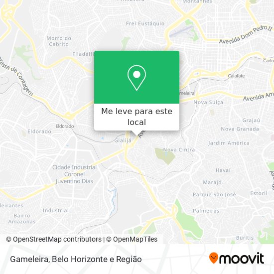 Gameleira mapa