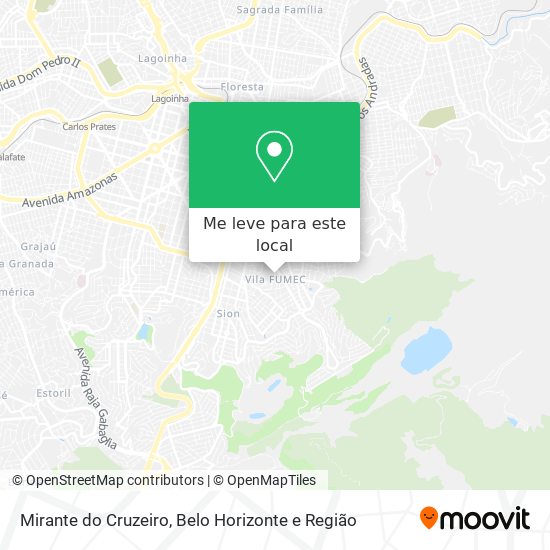 Mirante do Cruzeiro mapa