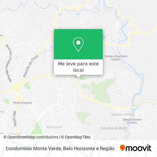 Condomínio Monte Verde mapa