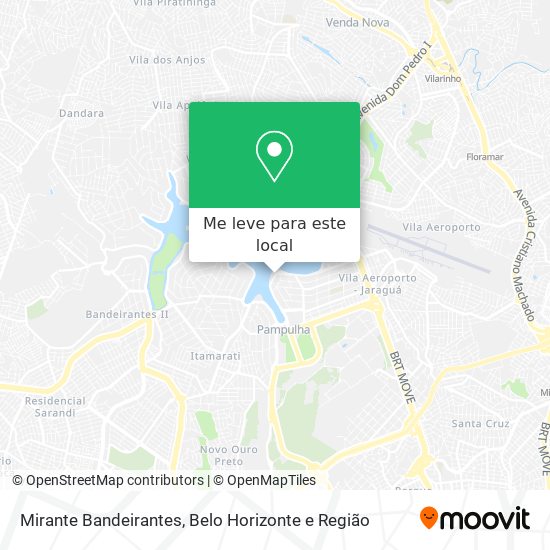 Mirante Bandeirantes mapa
