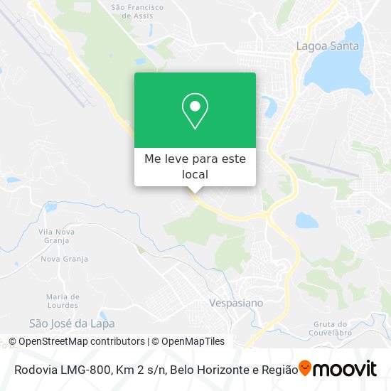 Rodovia LMG-800, Km 2 s/n mapa