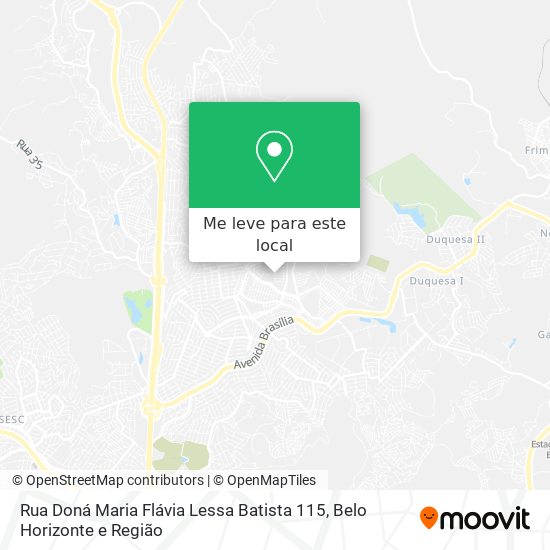Rua Doná Maria Flávia Lessa Batista 115 mapa