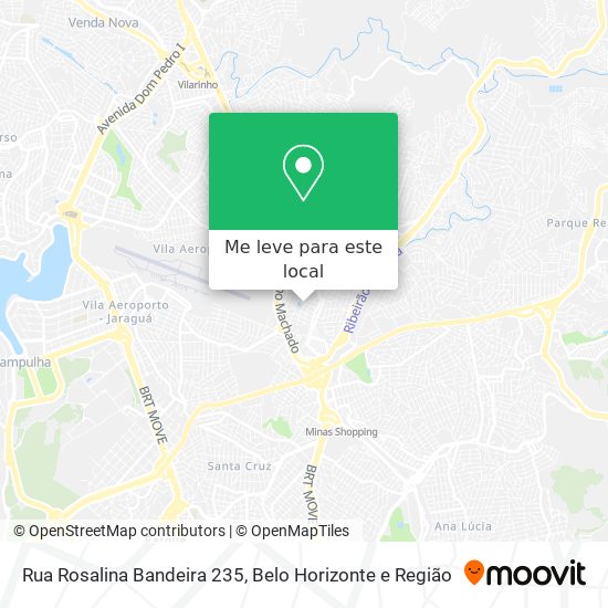 Rua Rosalina Bandeira 235 mapa