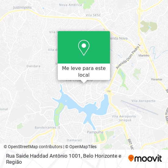 Rua Saide Haddad Antônio 1001 mapa