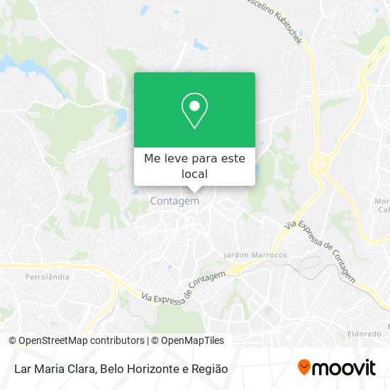 Lar Maria Clara mapa