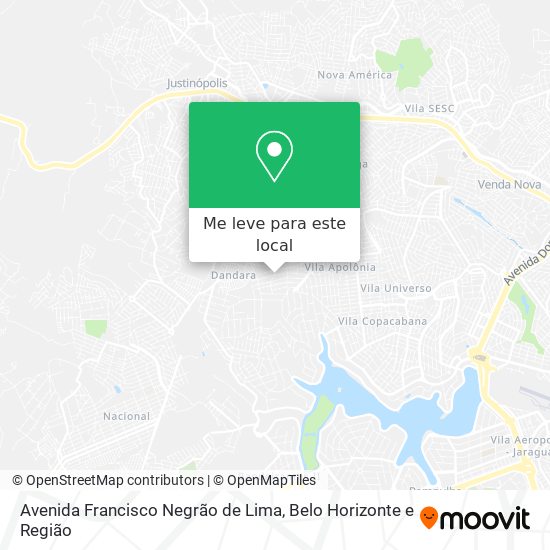 Avenida Francisco Negrão de Lima mapa
