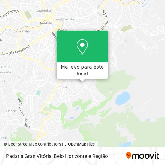 Padaria Gran Vitória mapa