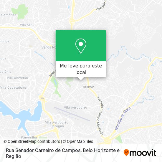 Rua Senador Carneiro de Campos mapa