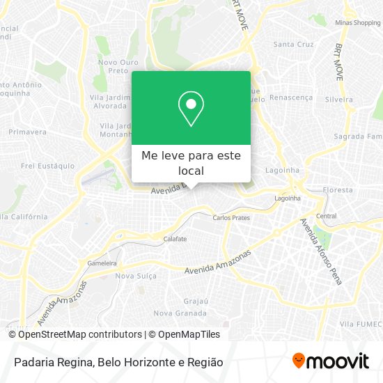 Padaria Regina mapa